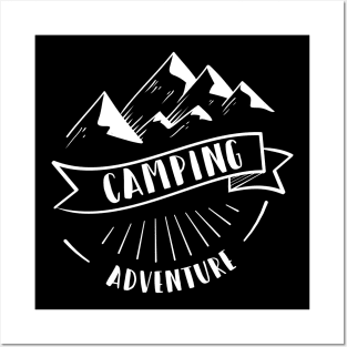 Camping Adventure I Travel Camper Outdoor Lifestyle Posters and Art